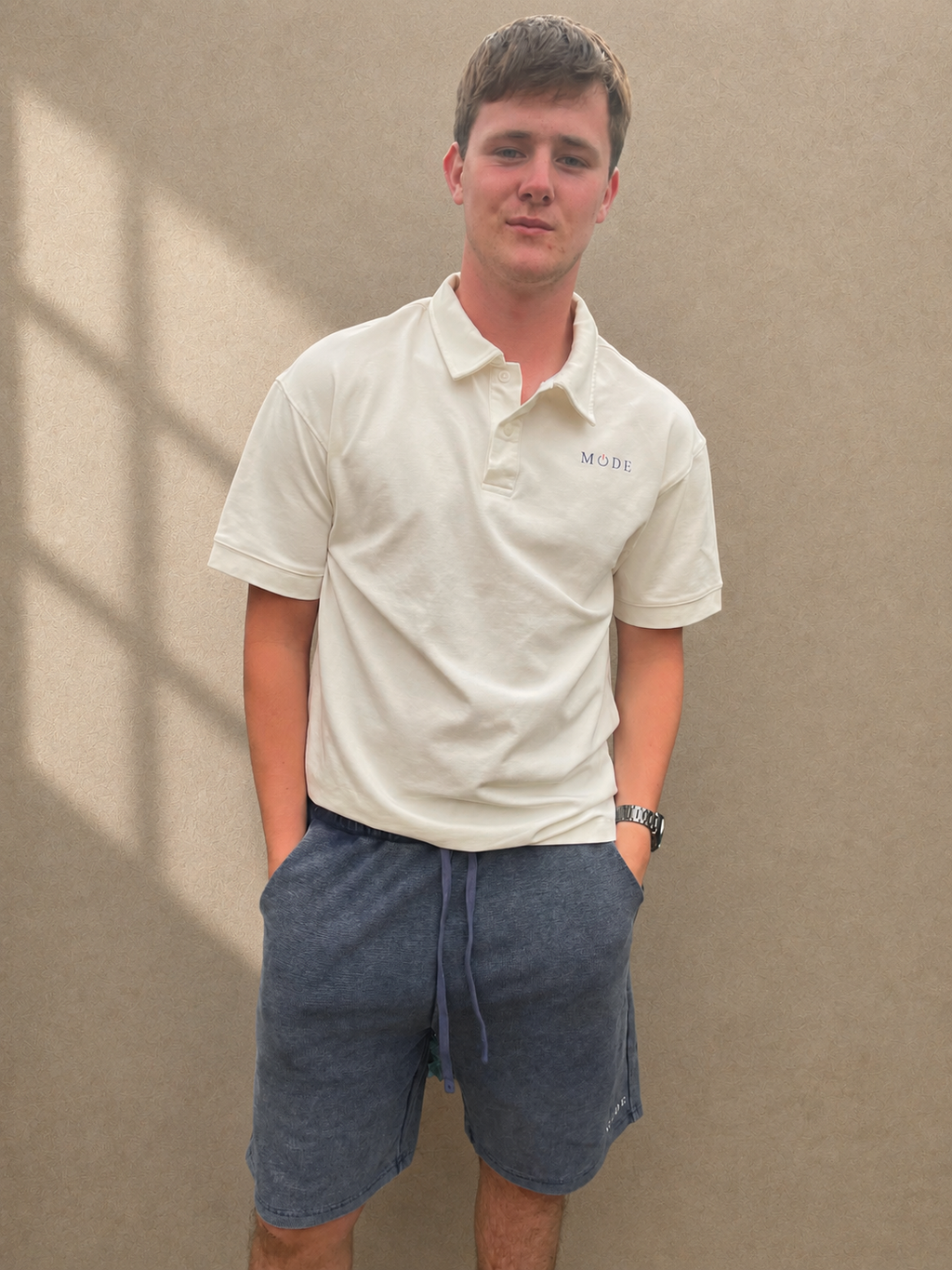 MODE 001 Polo - Off White