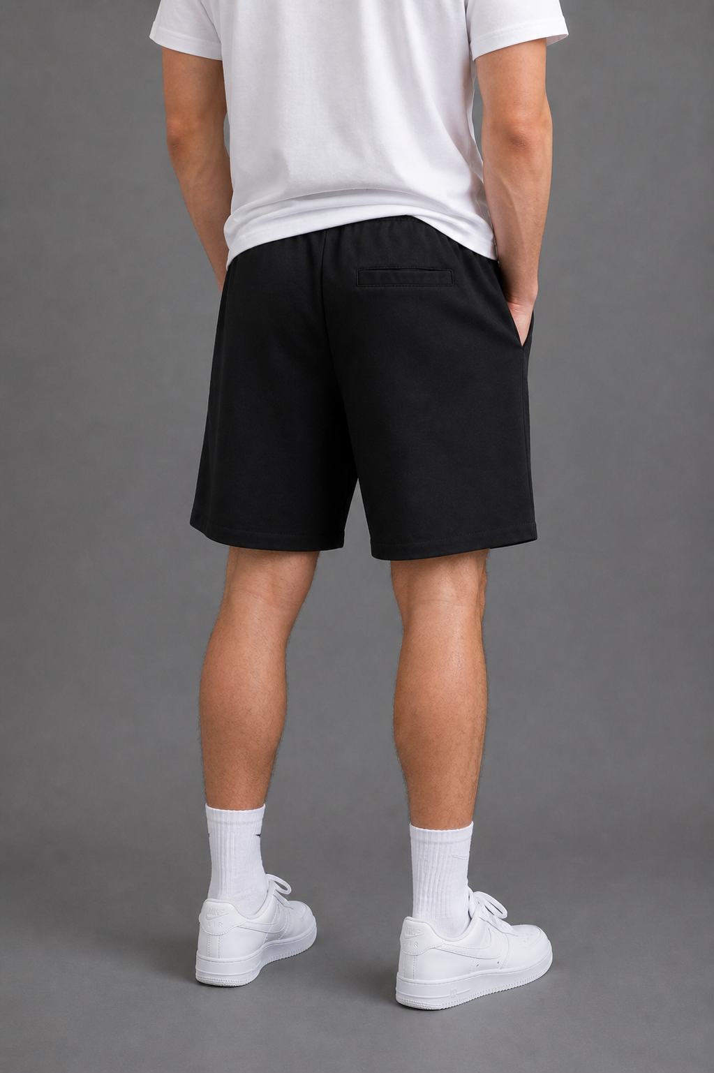 MODE 365 Waffle Knit Shorts - Black