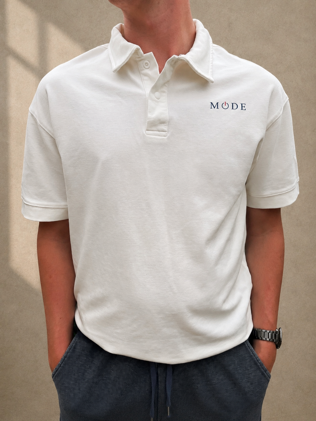 MODE 001 Polo - Off White