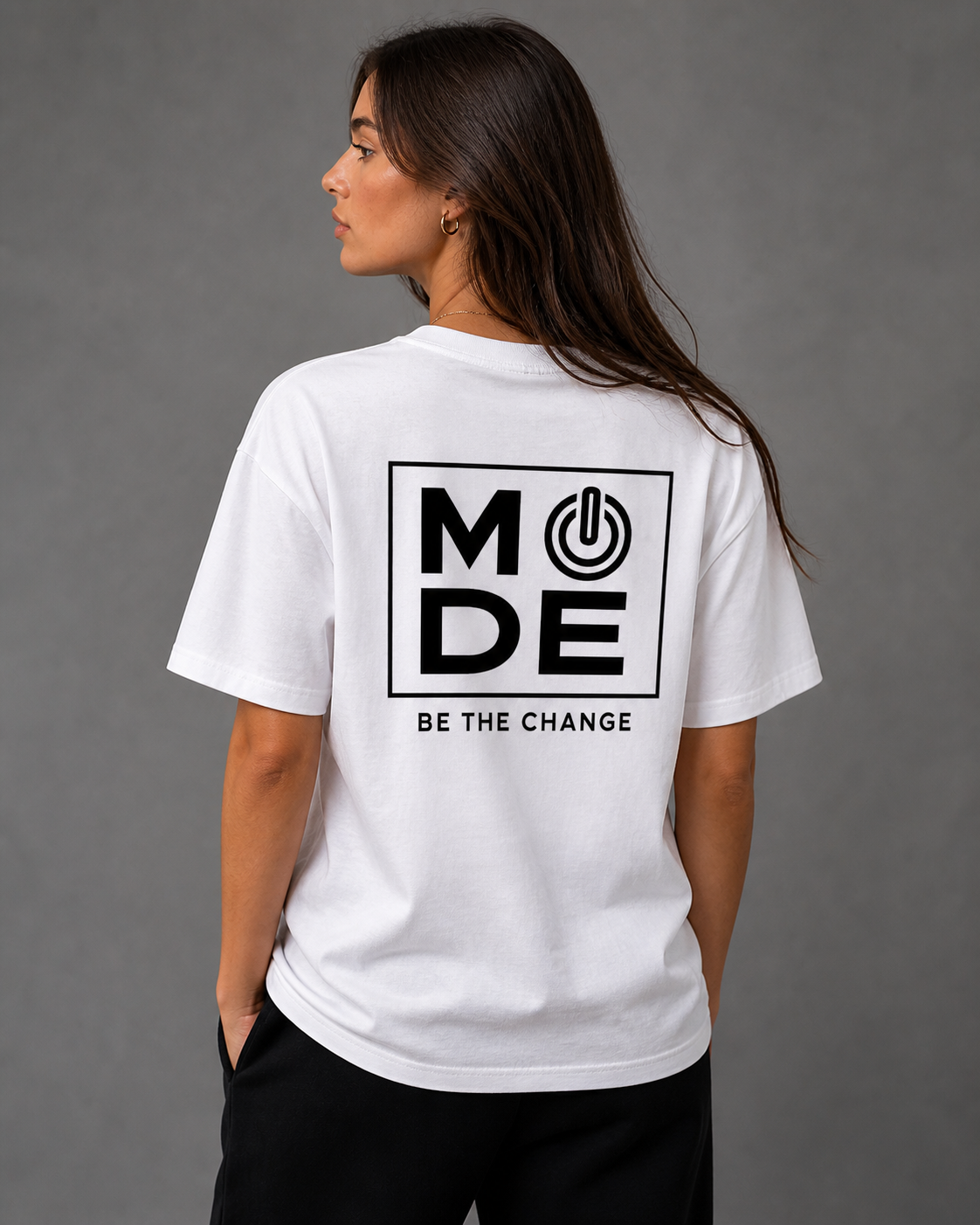 Be The Change T-Shirt - White