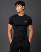 Sports Compression T-Shirt - Black