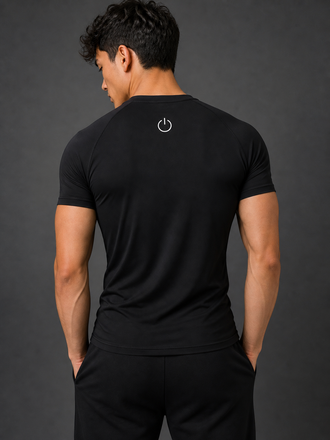 Sports Compression T-Shirt - Black