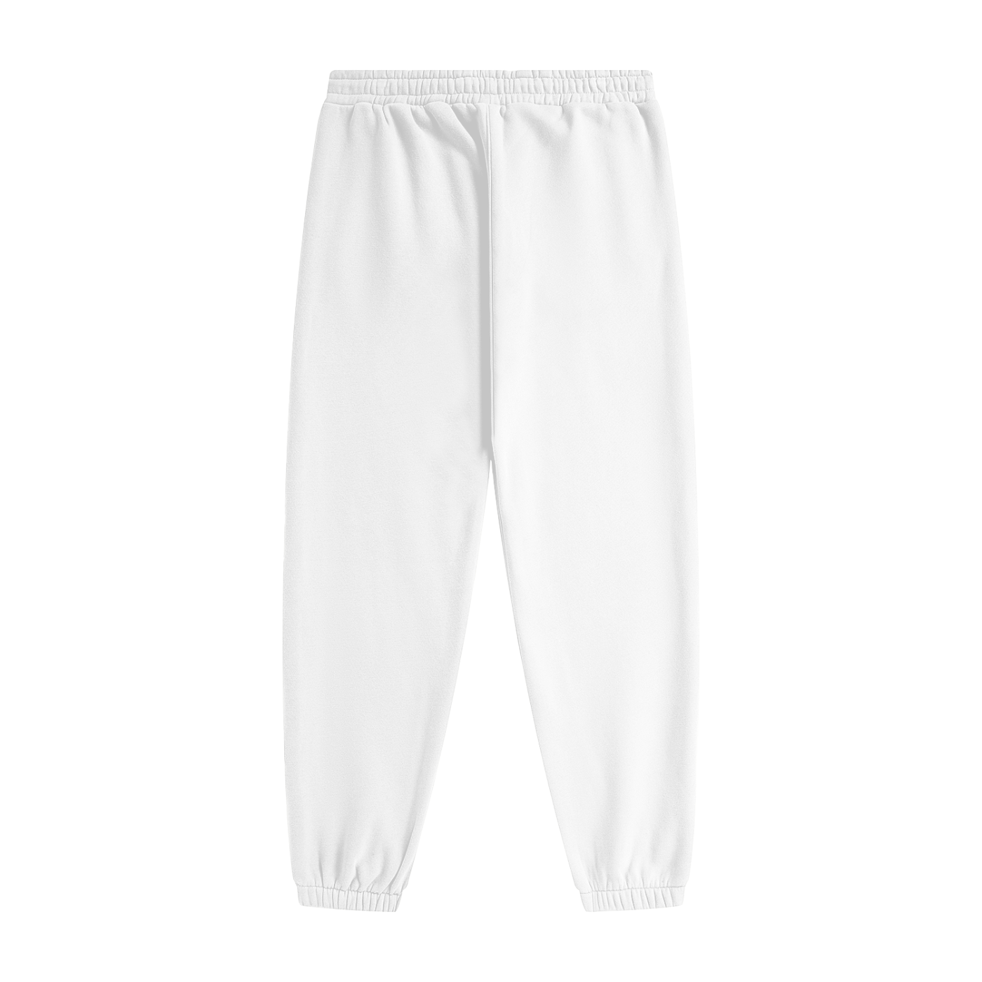 Cuffed Joggers - White