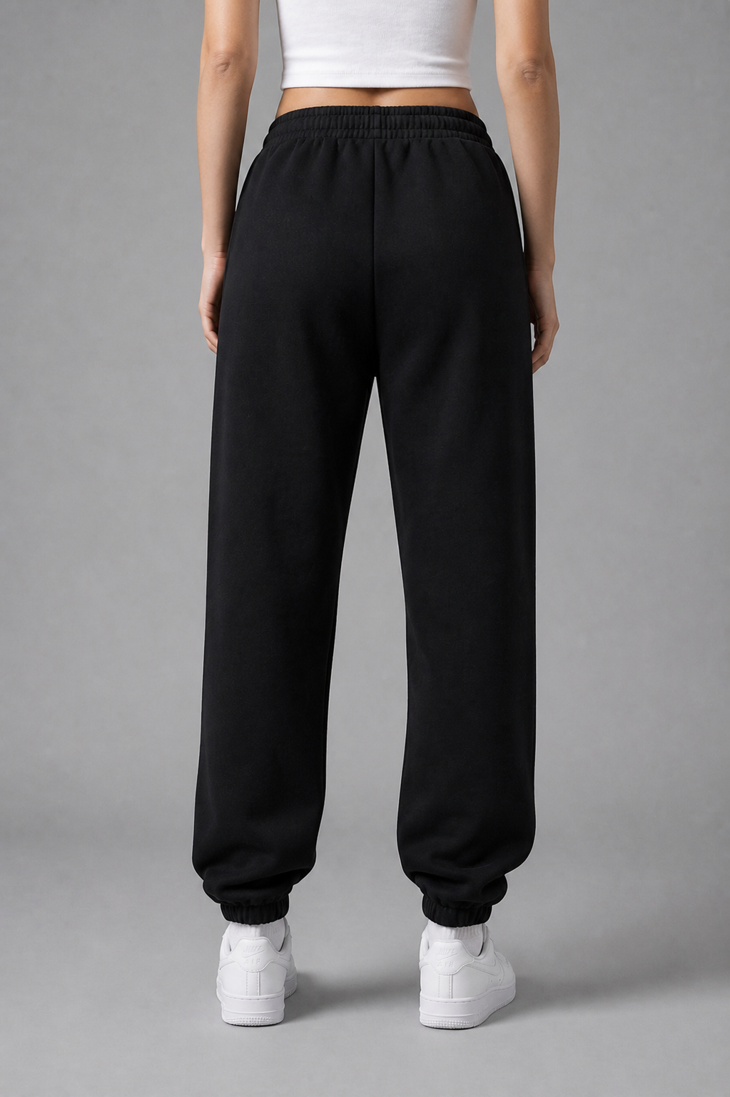 Cuffed Joggers - Black