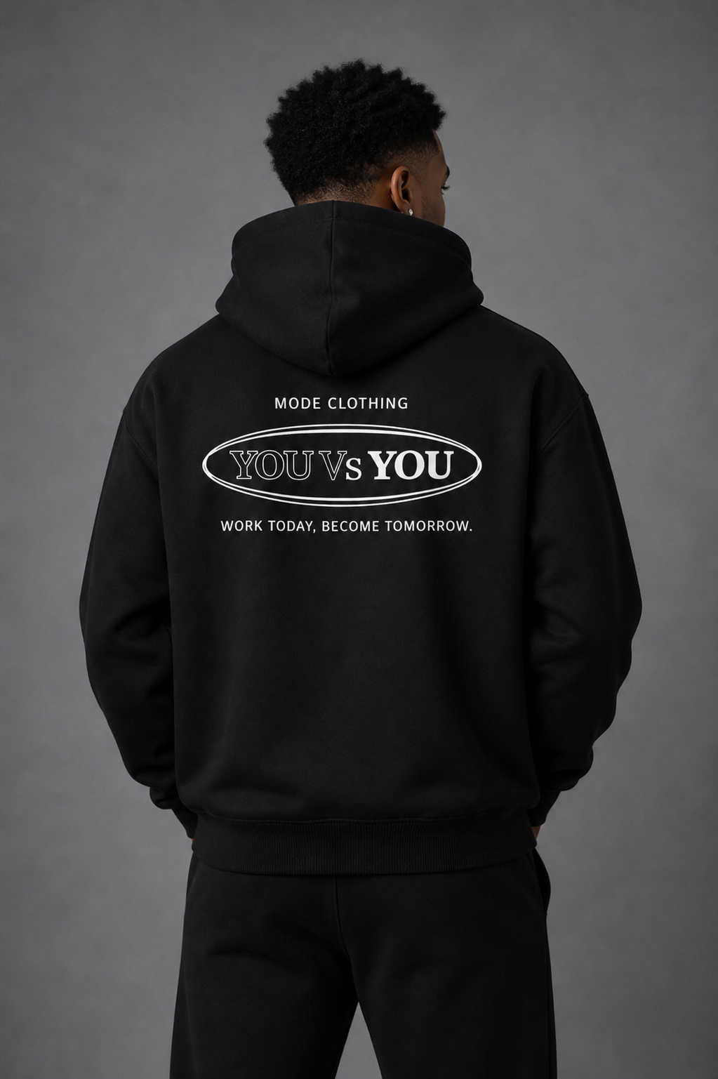 YOU vs YOU Hoodie - Black