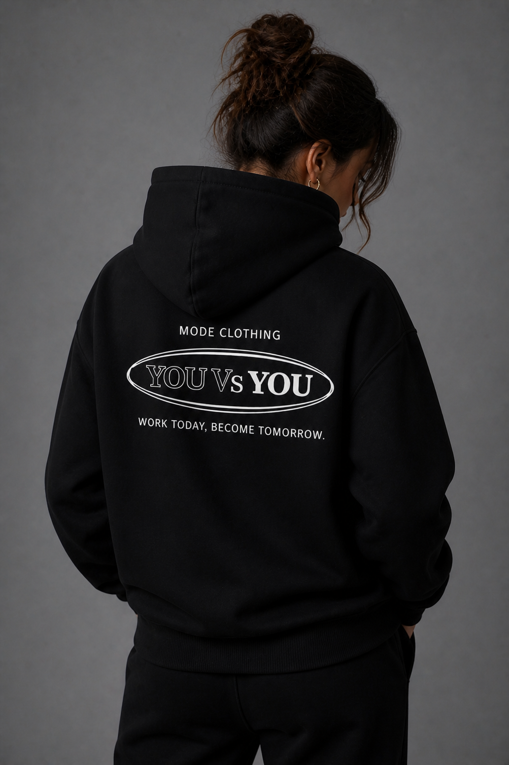 YOU vs YOU Hoodie - Black