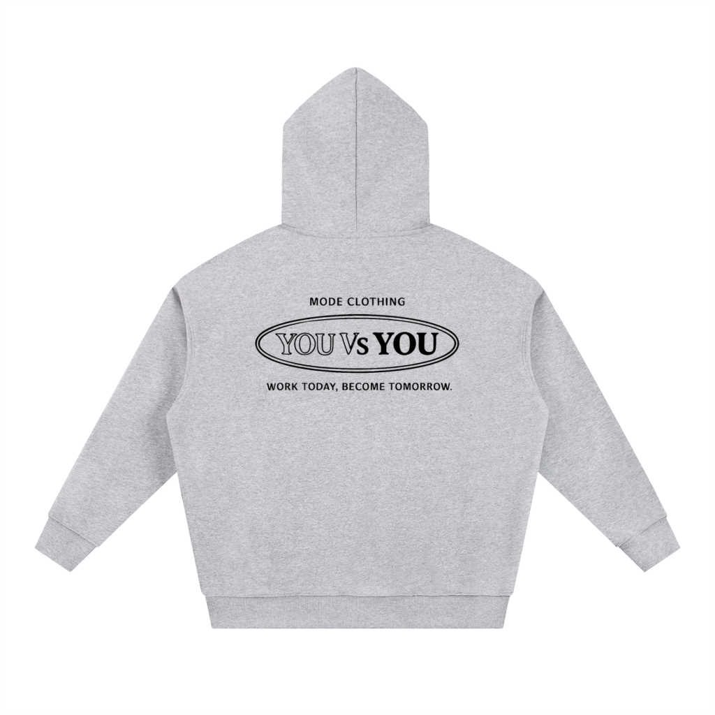 YOU vs YOU Hoodie - Flower Grey