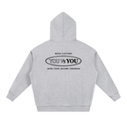 YOU vs YOU Hoodie - Flower Grey