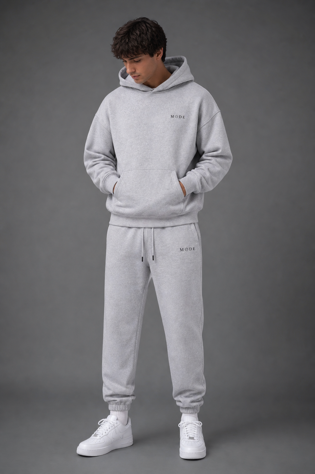 YOU vs YOU Hoodie - Flower Grey