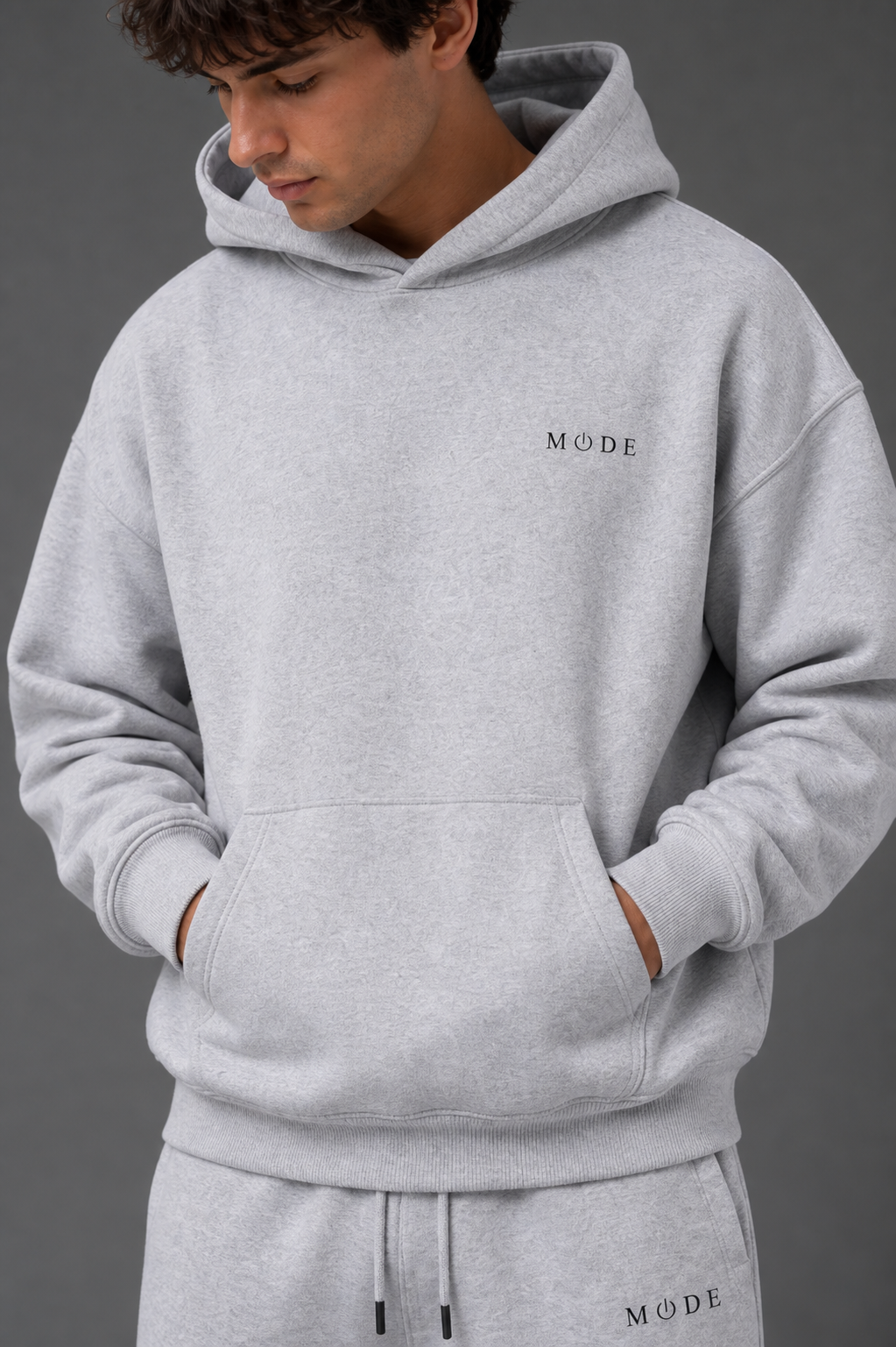 YOU vs YOU Hoodie - Flower Grey