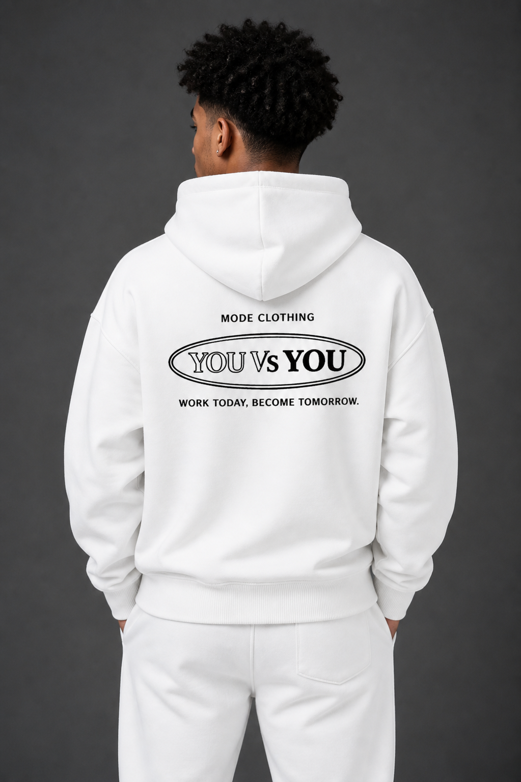 YOU vs YOU Hoodie - White