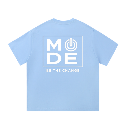 "Be The Change" Tee - Sky Blue